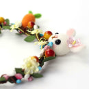1set Non Finished Wool Felt Handmade Poked DIY Headband Needle Material Bag