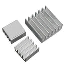 5X(15 PCS One Set Aluminum Heatsink Cooler Adhesive Kit Sink for Cooling R H9D3)