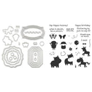 Animal DIY Cut Die Silicone Seal Set for Scrapbooking (Cutting Dies+Seal)