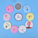 Portable Small Makeup Mirror Cartoon Style Travel Mirrors Pocket Beauty Mir3 Gw