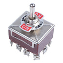 10A/380VAC 15A/250VAC 3 Position 4PDT ON/OFF/ON 12 Pin Toggle Switch L5O4