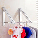 Laundry Clothes Hanger Rack Folding Clothes Racks Wall Mounted Clothes Drying
