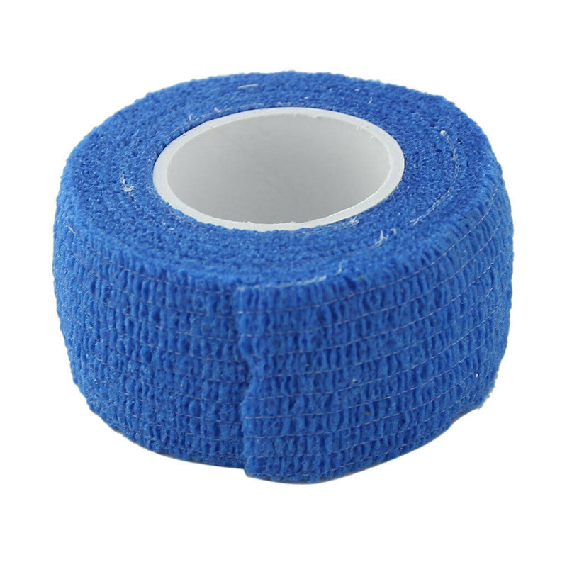 2.5cm First Aid  Ankle Care Self-Adhesive Bandage Gauze Tape Blue