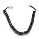 6.5FT Black Telephone Handset Phone Extension Cord Curly Coil Line Cable new ON