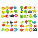 12pcs Fridge Magnet Wooden Cartoon Animals Novelty Magnets Colourful Kid's J4C6