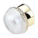 Low Profile 1 Oz Jar Acrylic Empty Cosmetic Containers for Sugar Scrub, Powder,