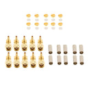 10 Pack SMA Male Plug Crimp Right Angle RF Coax Connector for RG316 RG174 LMR100