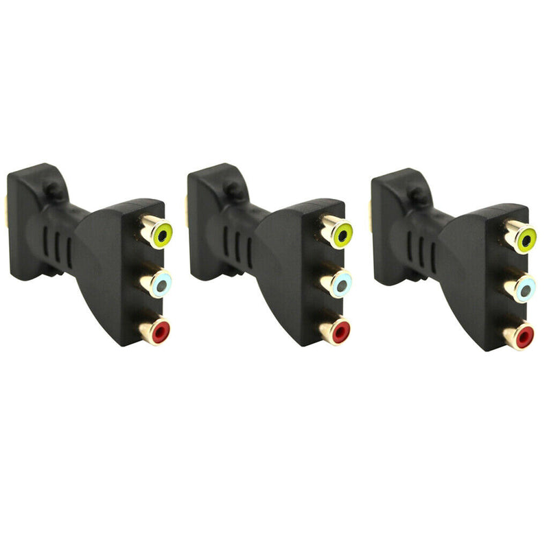 3pcs HDMI Male to RCA Video Audio AV Adapter AV Converter for Home Theater