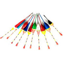 10Pcs Fishing Floats Set Buoy Bobber Fluctuate Mix Size Color float buoy pe R1K6