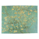 Beautiful Apricot Flowers Retro Kraft Paper Adornment Poster Cafe Wall StickerJR