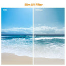 3 Pieces 49mm Professional Photography Lens Filter Kit for DSLR Camera, Includes