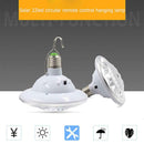22LED Solar Light Outdoor Camping Hiking Yard Decor Remote Control Hanging Lamp