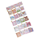 160pcs Cartoon Animal Theme Paper Hanging Message Card Wish Card Party Favor