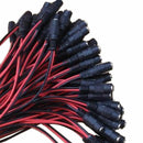 10x 12V 5.5x2.1mm Male + Female DC Power Socket Jack Plug Connector Cable Wire