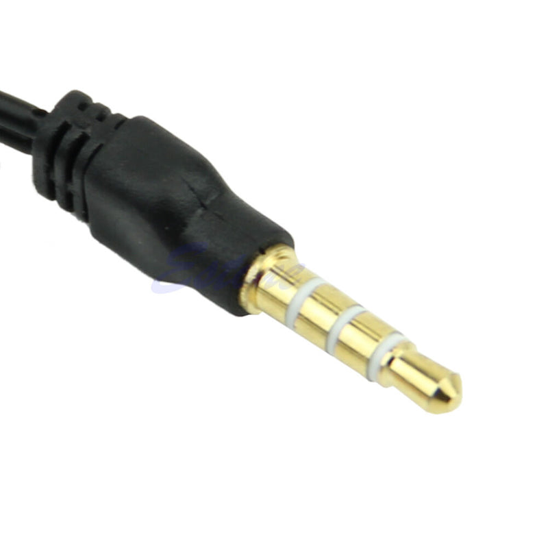 PC Headset To Smartphone Dual Adapter 3.5mm Female to 3.5mm Male Cable Splitter