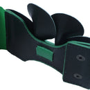 Green Faux Leather Flower 7.5cm Wide Elastic Cinch Belt for Women