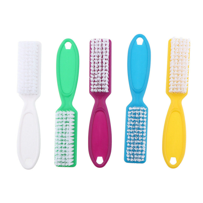 Set of 5 Nail Art Dust Cleaning Brush Manicure Pedicure Nail Washing Brushes