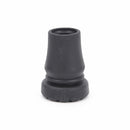 1X walking stick end tripod cane tip self standing rubber bob-slip end bottom JR