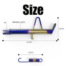 Adjustable Motorcycle Scooter Side Support Kickstand Parking Rack High