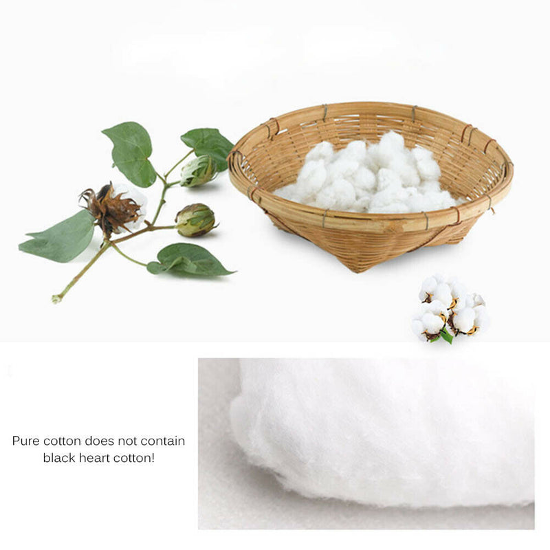 100x Colorful Nail Polish Remover Cotton Balls UV Gel Manicure Removing Wipes