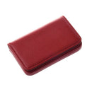 Business Credit Card Case Holder Currency ticket PU Leather Red X9E9