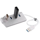 4-Port USB 2.0 Multi HUB Splitter Aluminum Adapter LOT Speed Hig TF PC K2M3