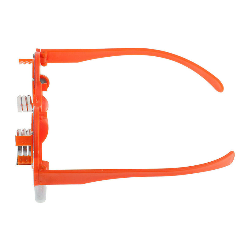 2 Pcs Plastic Optical Trial Lens Frame Eyeglass Optometry Equip 56mm+54mm