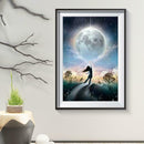 5D DIY Full Drill Diamond Painting Girl Embroidery Craft Kit Home Wall Arts