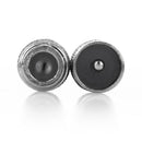2pcs Zinc Alloy F Female to F Male Connector 9.5TV Antenna Coaxial Adapter