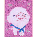 DIY Full Drill Diamond Painting Cartoon Kids Embroidery Kit (DZ195 Pig)