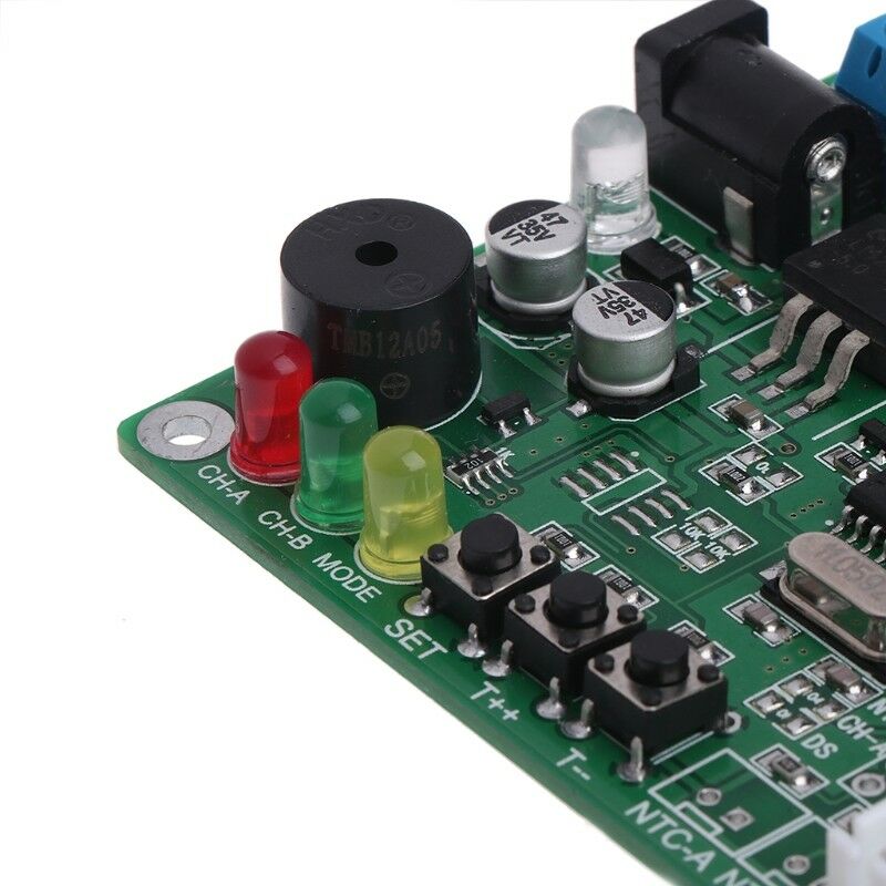 2-CH 5-24V Digital LED Display Intelligent Temperature Controller with 2 probe