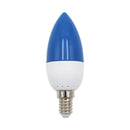 E14 LED color candle tip bulb, color candle light,blue