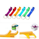 3Pcs Creative Bottle Opener Keyring Keychain Keyfob Metal Beer Bar Tool Claw Hot