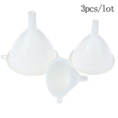 3Pcs Kitchen Cooking Tool Lab Oil Fuel Water Refilling Plastic Filter Funnel Gw