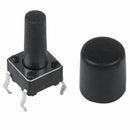 20 Pcs 6x6x12mm 4pin Push Button Micro-Tactile Tact Switch with Cap S3Y3