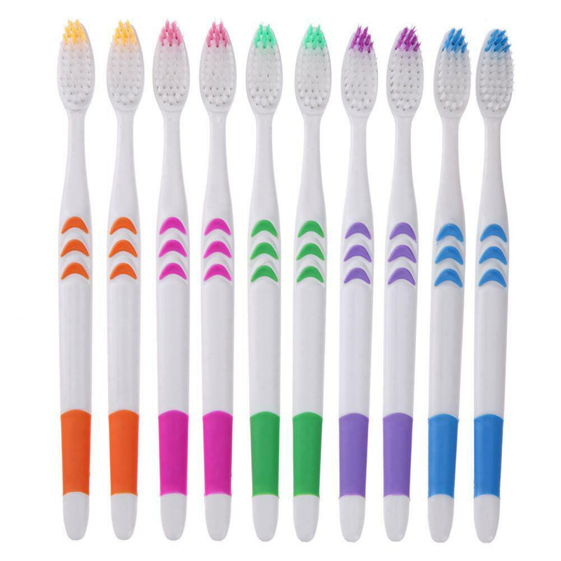 10pcs/pack Professional Soft Toothbrushes Mouth Clean Nano Oral Care Brush A
