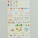 6Pcs/set Simple Life Stickers For DIY Scrapbooking Planner Cardmaking LJ