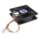 4pieces 12V 3Pin 80mm Mini 8cm Fan Silent Computer Cooler Cooling Fan PC