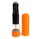 One-Hand Battery Operated Pepper Mill, Plastic - Orange