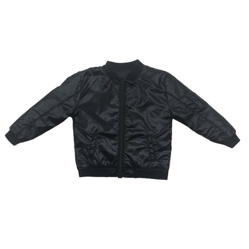 1/6 Scale Accessories Male Clothes Black Leather Coat Uniforms For 12'' Male