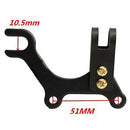 Adjustable 31.8MM Black Outdoor Accessories Universal Bicycle Disc Brake Bracket
