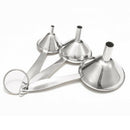 Funnel Small Medium Large Variety Liquid Kitchen Set 3PCS Stainless Steel ZXG