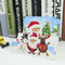 Santa Claus 5D DIY Special Shape Part Drill Diamond Greeting Card (HK204)