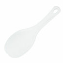 Plastic Rice Paddle Spoon Scoop 7.8 Inch Length 2 Pcs White E5K7