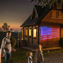LED Flag Net Light American String Light For Festival Indoor Outdoor Decorat Gw
