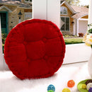 Red Round Soft Chair Seat Cushion Pad Seat Pad Home Office Cotton Cushion