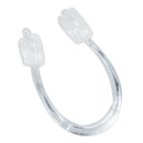 Clear Wht Silicone Earplug + Nose Clip Set for Swimming K9X9