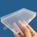 Transparent Plastic Storage Box Square Jewelry Parts Multi Functional Case