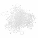 5X(White Nylon Round Tips Twist Lock Cable Tie 100 Pcs P8C6)