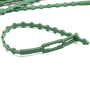 30pcs 16.5cm Plastic Cable Ties Gardening Clips Plant Ties Green